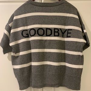 Banana Republic Short Sleeved Cropped Sweater